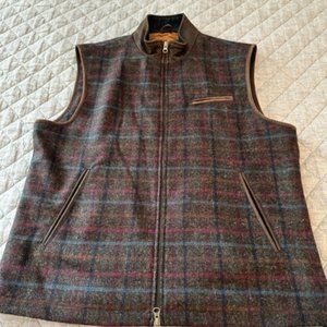Men's Wool Plaid vest